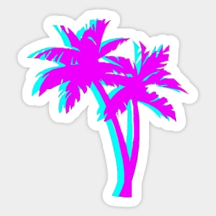 Aesthetic palm tree Sticker